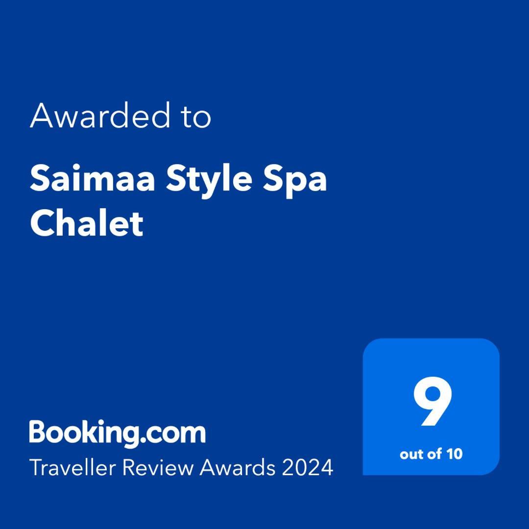 Saimaa Style Spa Chalet Virasoja Esterno foto